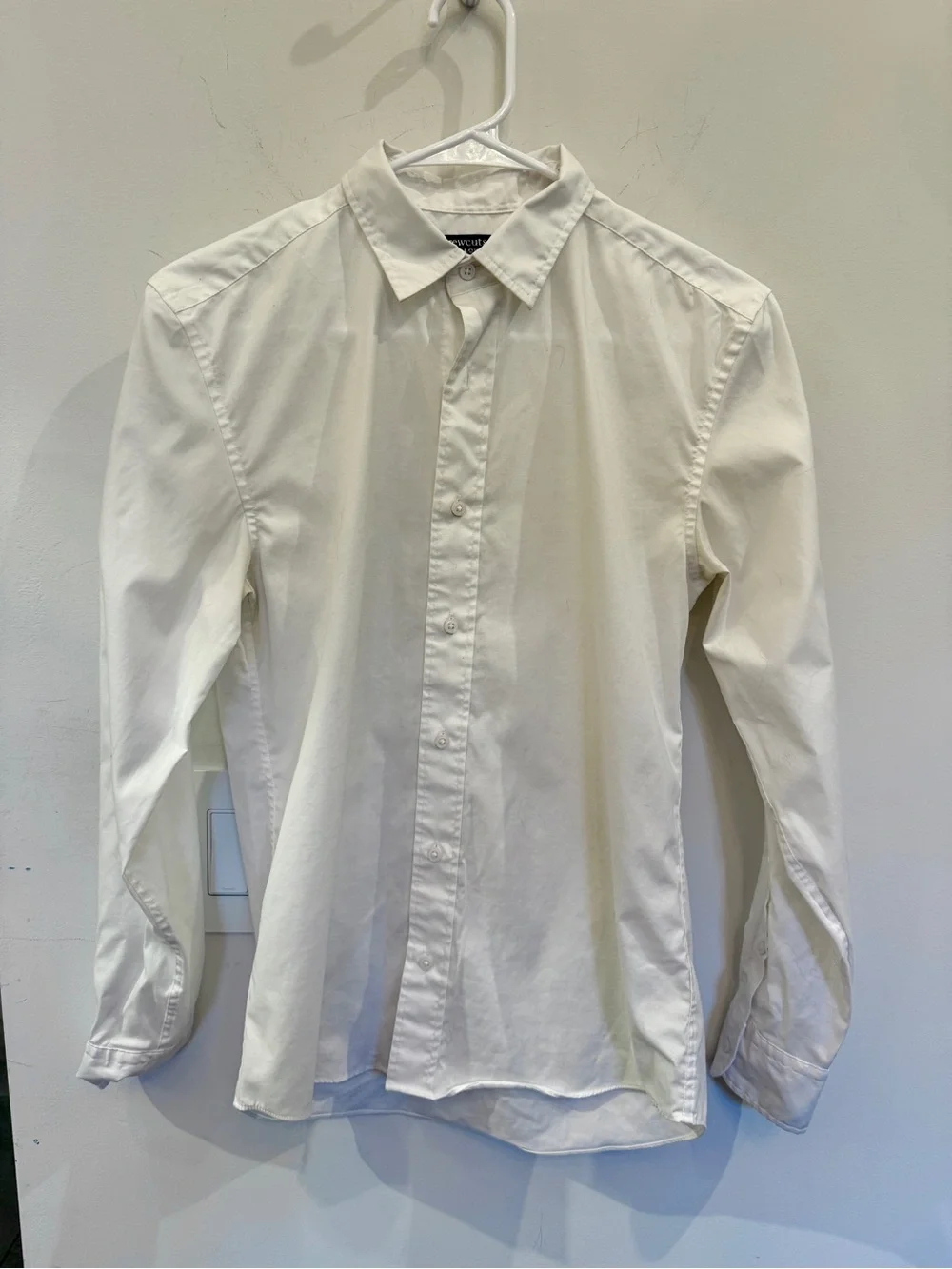 Crewcuts Boys' Ludlow Classic White Dress Shirt, size 14